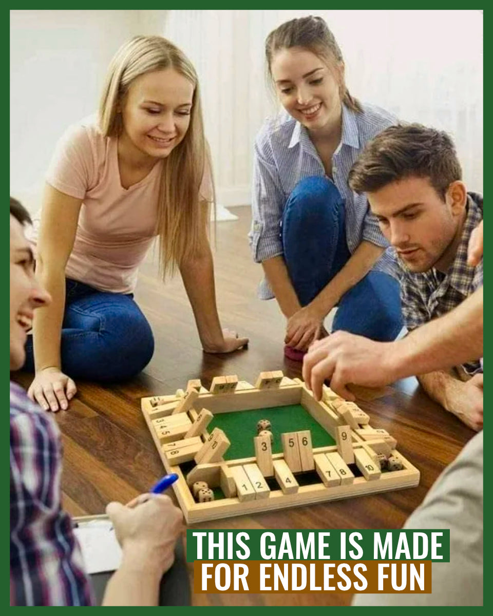 Flip-n-Count - Wooden Shut the Box Game eprolo
