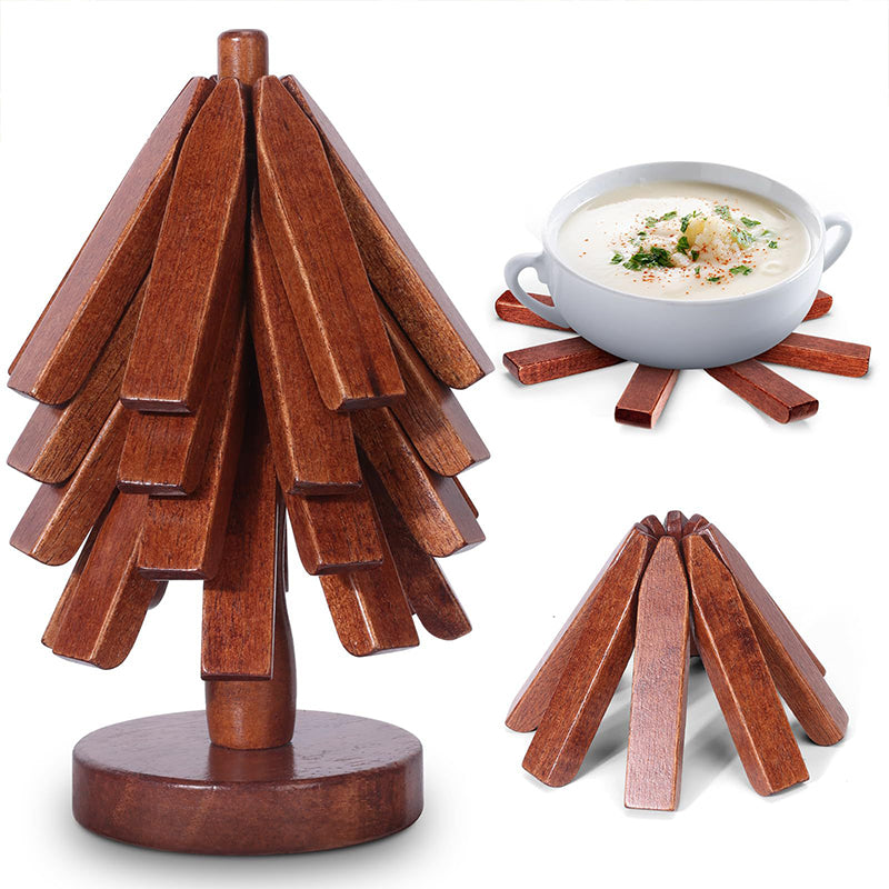 TreeTrivets – Wooden Trivet Set for Hot Dishes eprolo