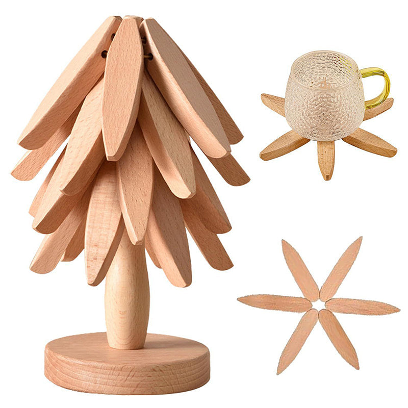 TreeTrivets – Wooden Trivet Set for Hot Dishes eprolo
