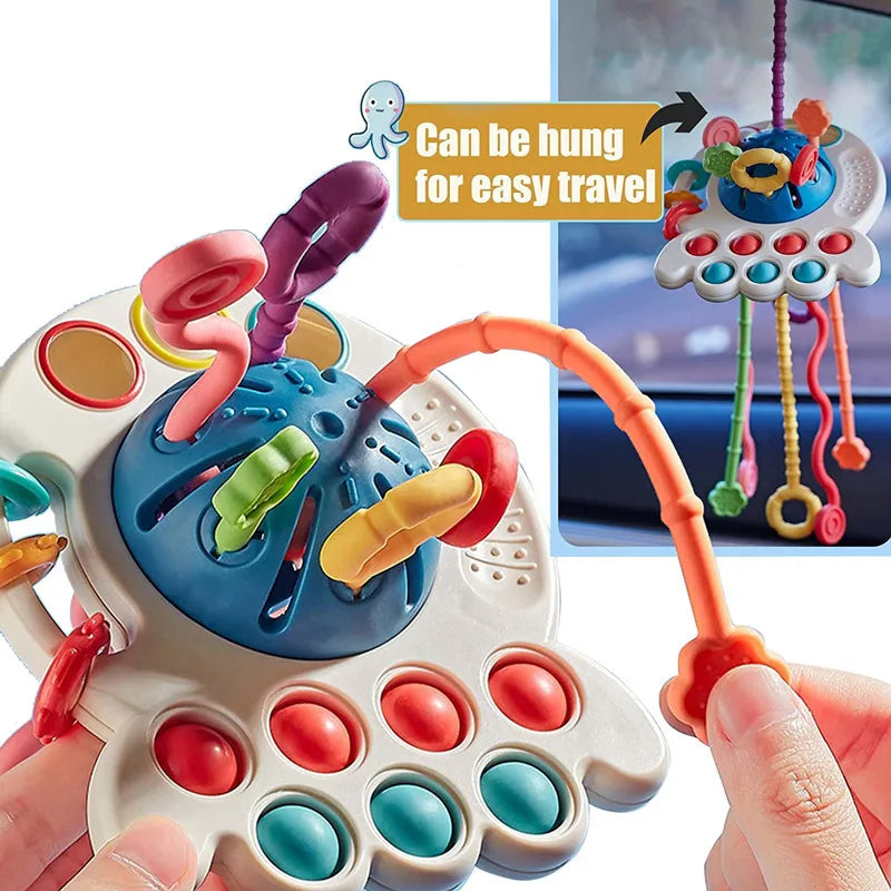 SensoryOcto - Pull String Developmental Toy eprolo