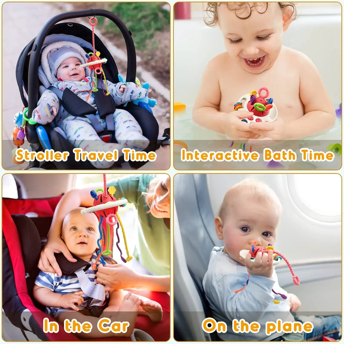 SensoryOcto - Pull String Developmental Toy eprolo