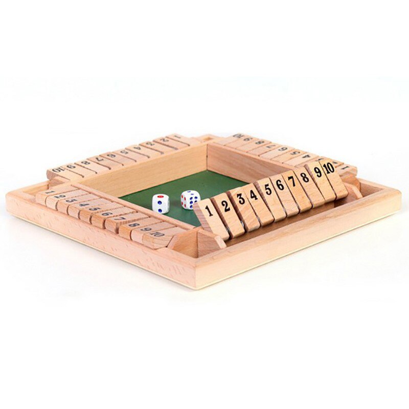 Flip-n-Count - Wooden Shut the Box Game eprolo