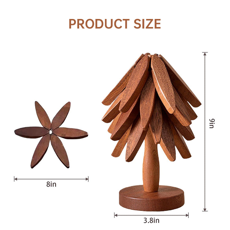 TreeTrivets – Wooden Trivet Set for Hot Dishes eprolo