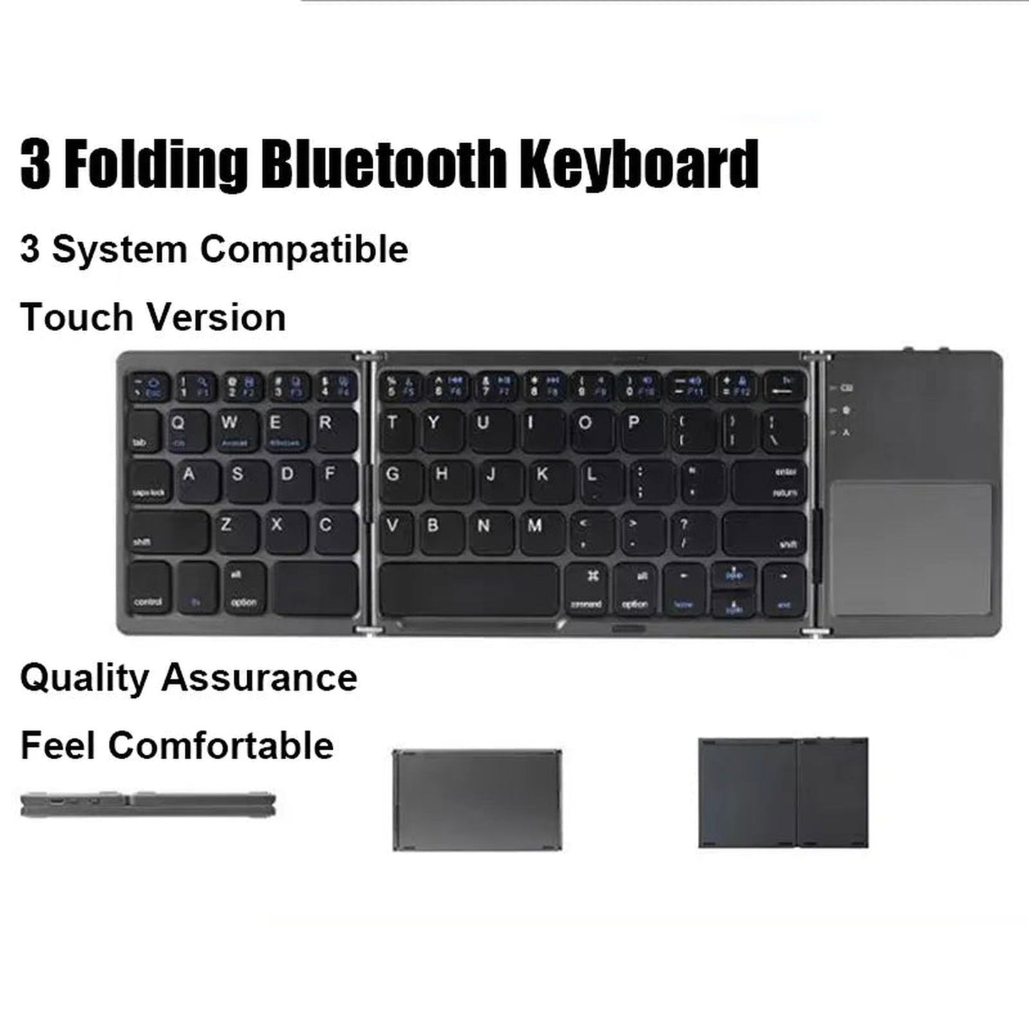 Folding Wireless Bluetooth Keyboard - Urban-Utopia
