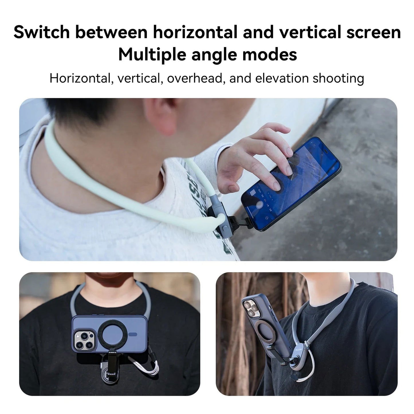 MagSnap - Magnetic Neck Hold Mount Selfie Stick Tripod - Urban-Utopia