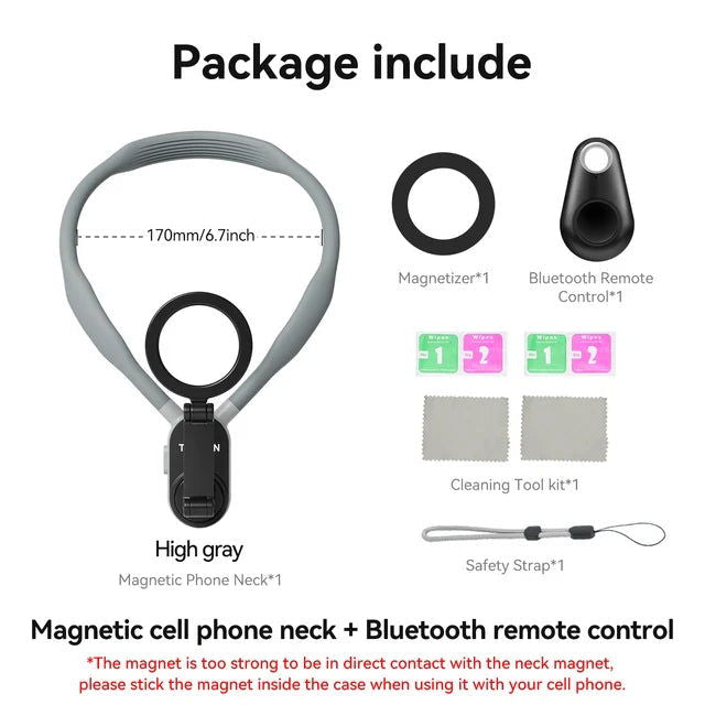 MagSnap - Magnetic Neck Hold Mount Selfie Stick Tripod - Urban-Utopia