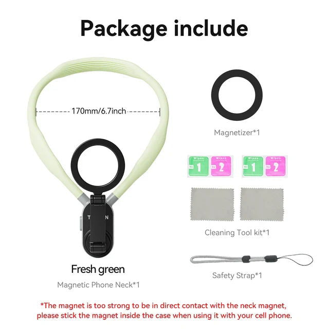 MagSnap - Magnetic Neck Hold Mount Selfie Stick Tripod - Urban-Utopia