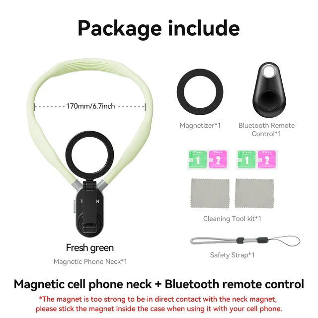 MagSnap - Magnetic Neck Hold Mount Selfie Stick Tripod - Urban-Utopia