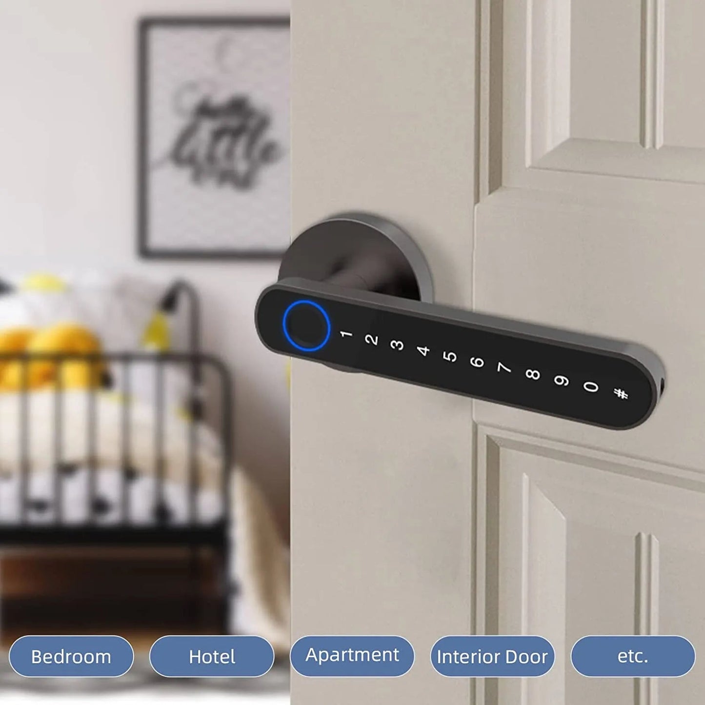 SecureTouch™ Smart Fingerprint Door Lock - Urban-Utopia