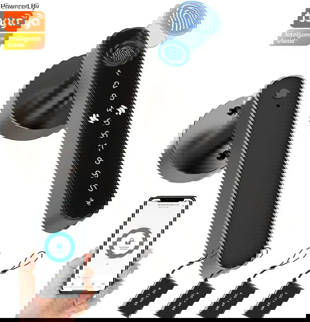 SecureTouch™ Smart Fingerprint Door Lock - Urban-Utopia