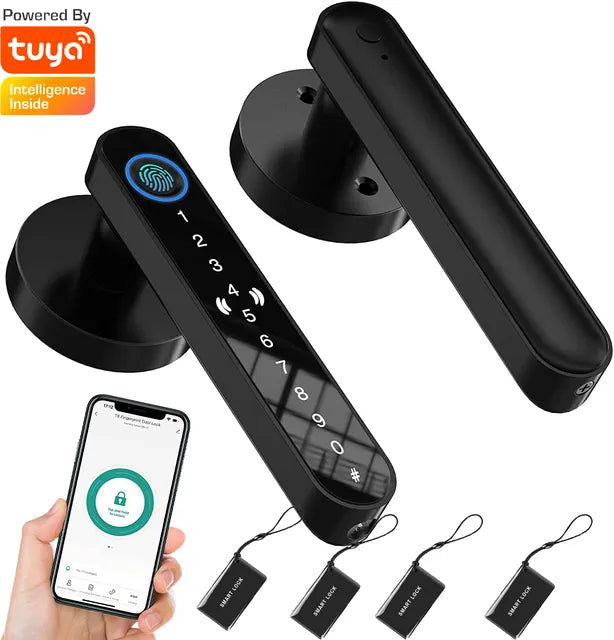 SecureTouch™ Smart Fingerprint Door Lock - Urban-Utopia