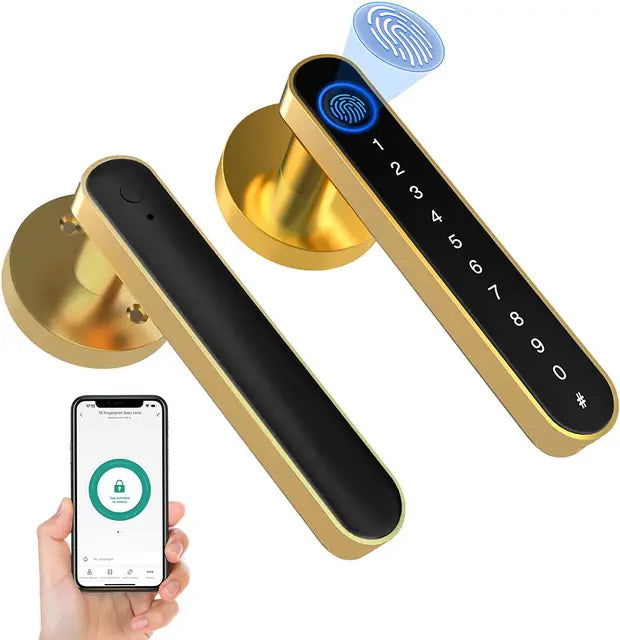 SecureTouch™ Smart Fingerprint Door Lock - Urban-Utopia