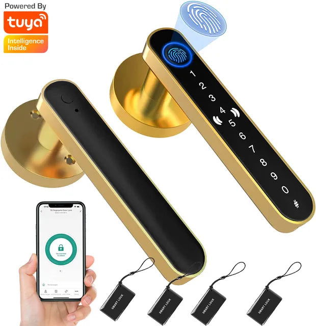 SecureTouch™ Smart Fingerprint Door Lock - Urban-Utopia