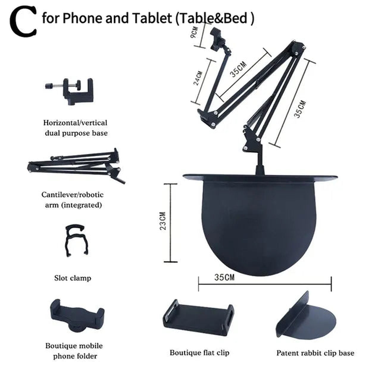 SlideFlex™️ - Your Ultimate Mobile Phone Tablet Stand for 2023! - Urban-Utopia