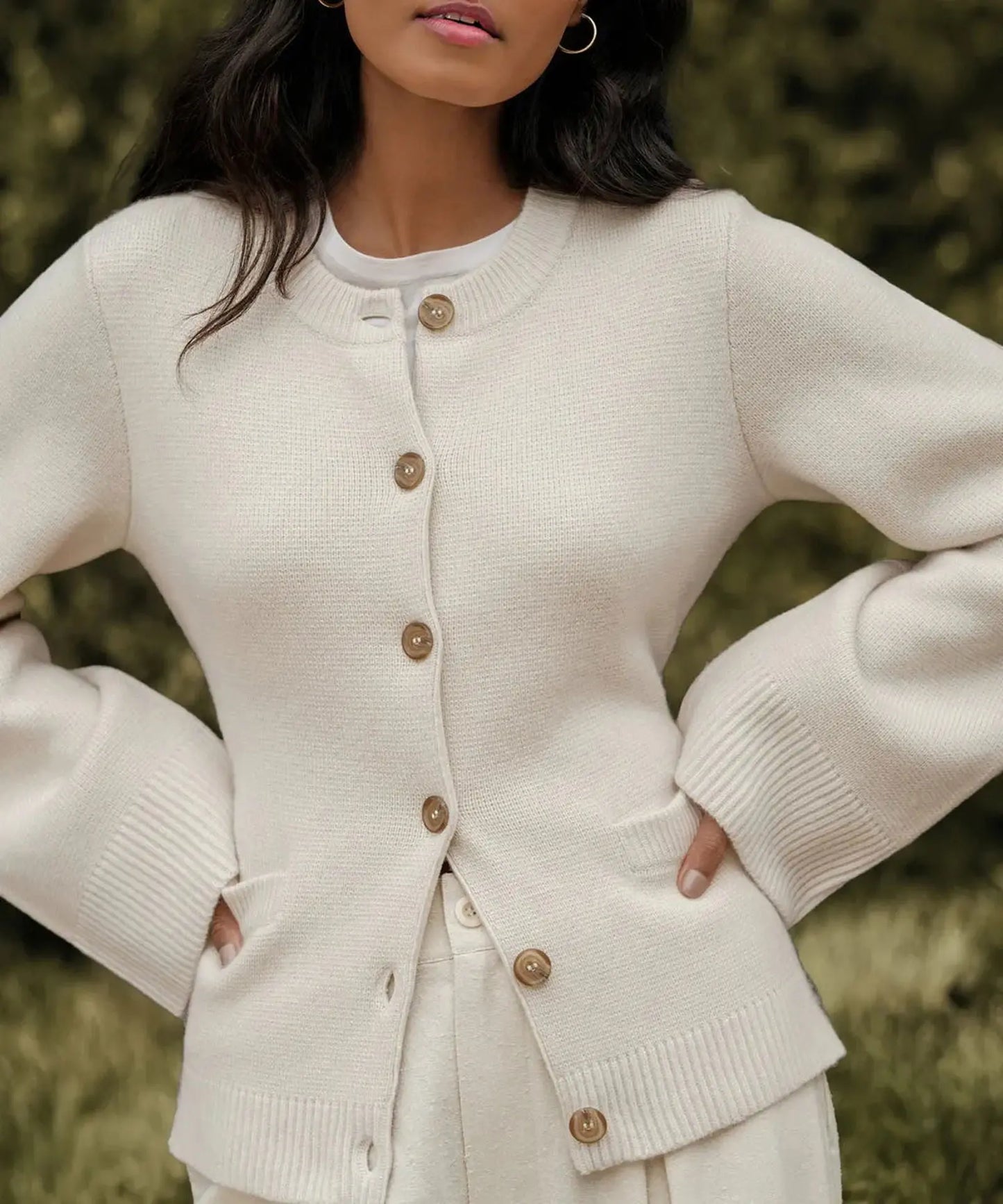 Ultra-Soft Button Cardigan - Urban-Utopia