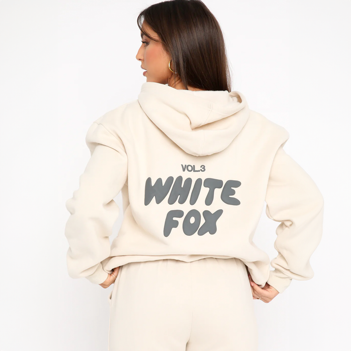 White Fox Hoodie+ Free Joggers - Urban-Utopia