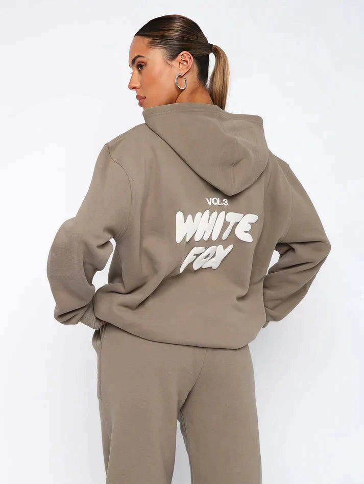 White Fox Hoodie+ Free Joggers - Urban-Utopia