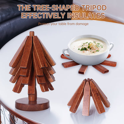 TreeTrivets – Wooden Trivet Set for Hot Dishes eprolo