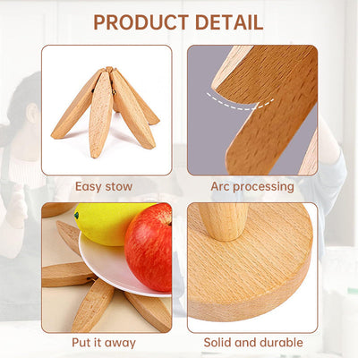 TreeTrivets – Wooden Trivet Set for Hot Dishes eprolo