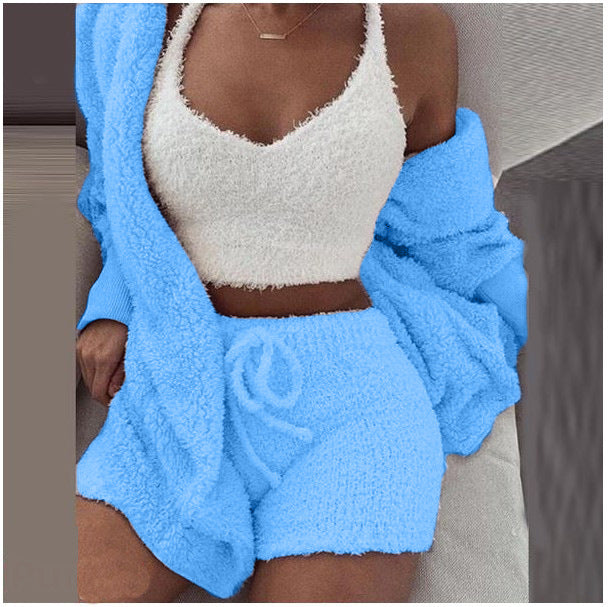 CozyCharm - Fluffy 3-Piece Lounge Set eprolo