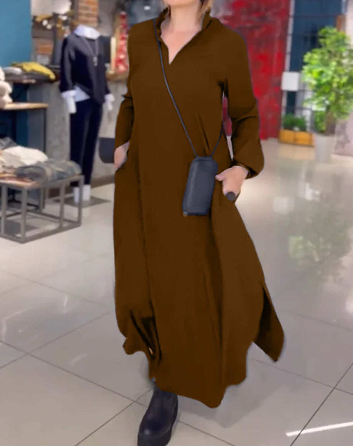 V-Neck Maxi Dress eprolo