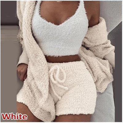 CozyCharm - Fluffy 3-Piece Lounge Set eprolo