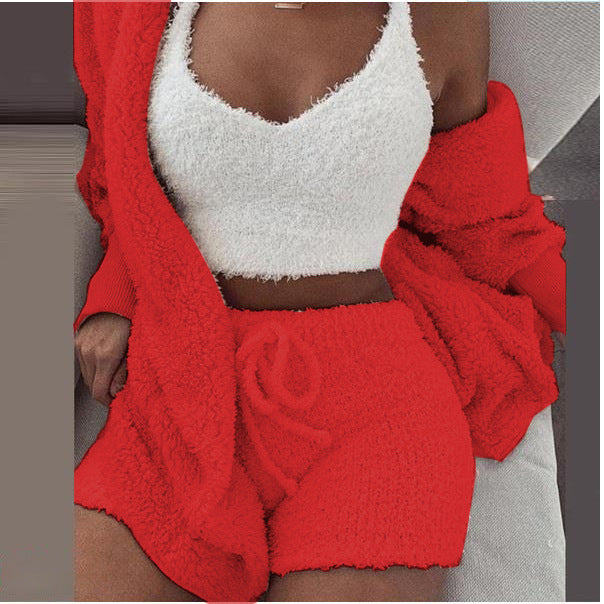 CozyCharm - Fluffy 3-Piece Lounge Set eprolo