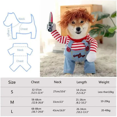 Chucky Dog Costume - Urban-Utopia