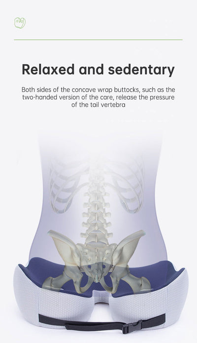 ComfortFlex™️- OrthoSoothe Memory Foam Seat Cushion - Urban-Utopia