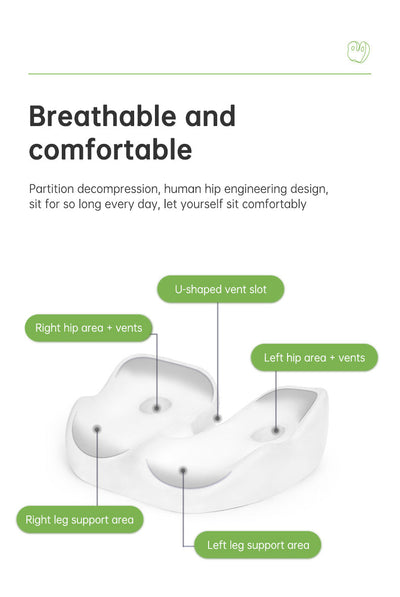 ComfortFlex™️- OrthoSoothe Memory Foam Seat Cushion - Urban-Utopia