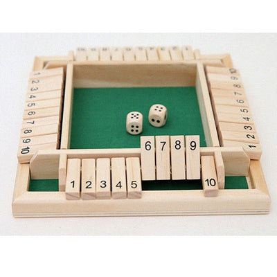 Flip-n-Count - Wooden Shut the Box Game eprolo