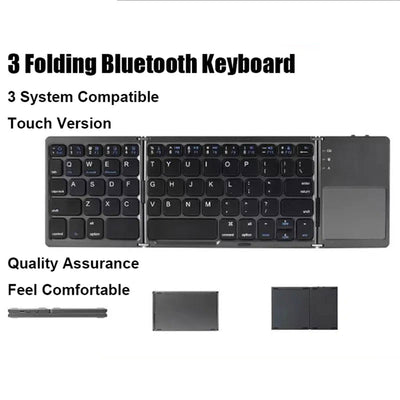 Folding Wireless Bluetooth Keyboard - Urban-Utopia