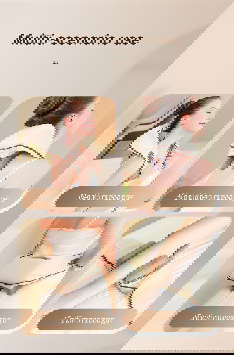 Heating Vibration Neck Massager - Urban-Utopia