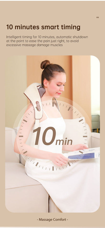 Heating Vibration Neck Massager - Urban-Utopia