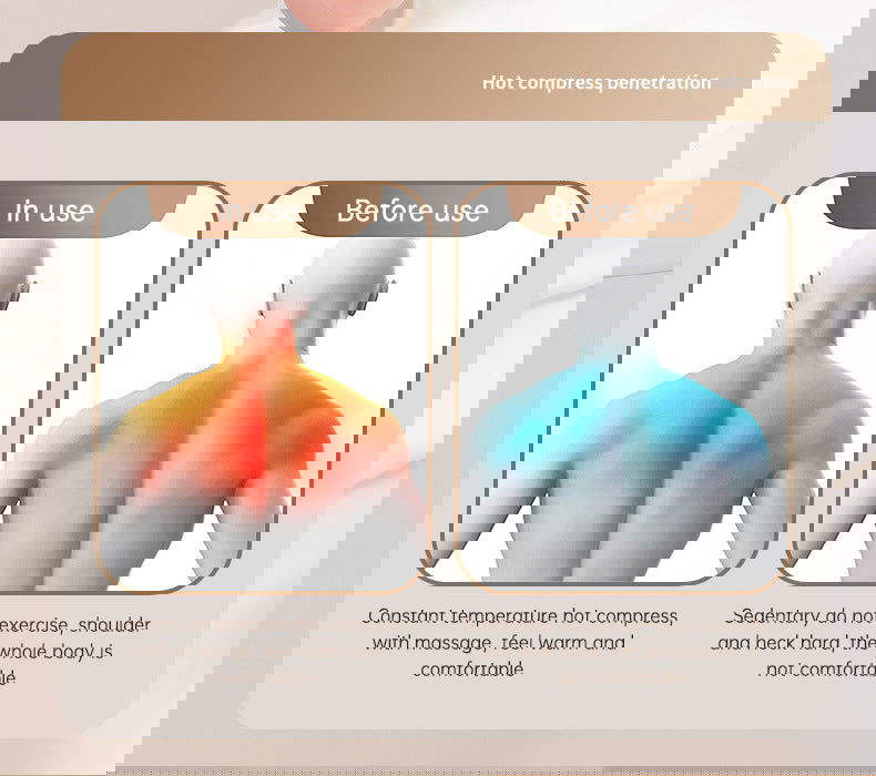 Heating Vibration Neck Massager - Urban-Utopia