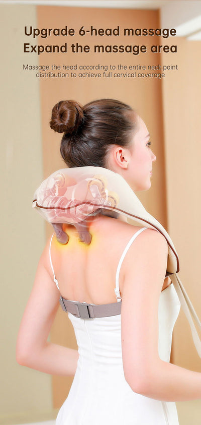 Heating Vibration Neck Massager - Urban-Utopia