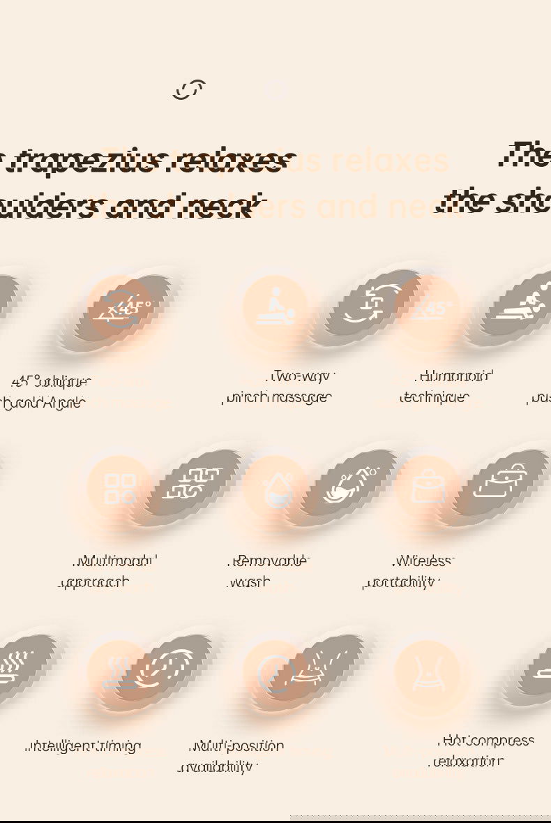 Heating Vibration Neck Massager - Urban-Utopia