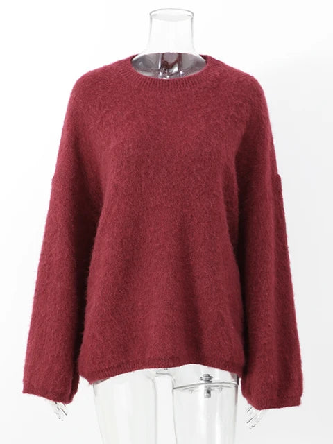 Urban Elegance Burgundy Lapel Coat eprolo