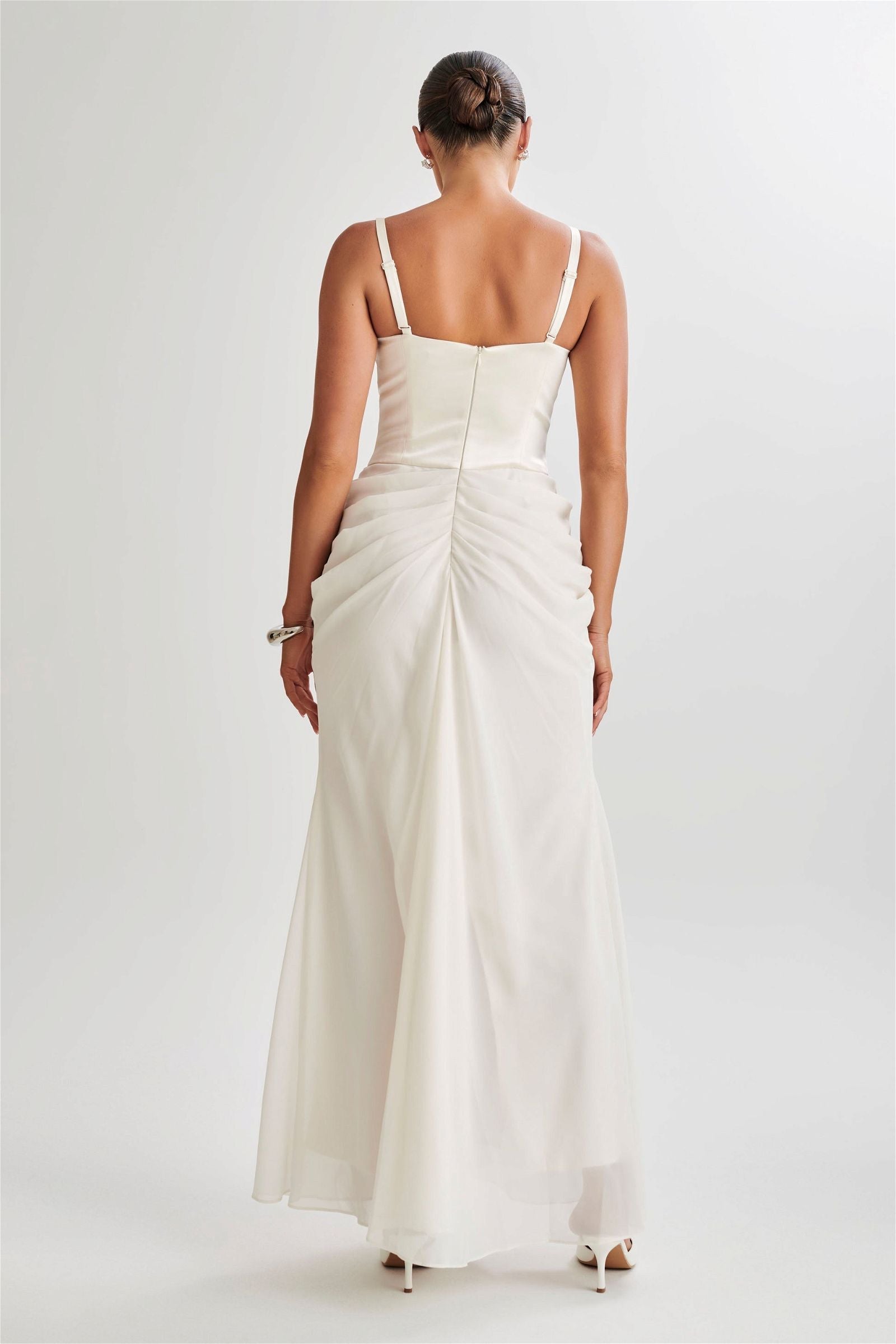 Leila Satin Corset Maxi Dress - Urban-Utopia