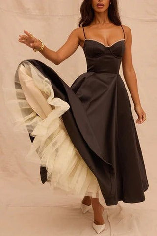 MATILDA TULLE MIDI DRESS - Urban-Utopia