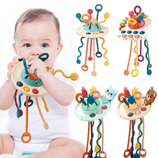 Montessori Silicone Pulling Toy - Urban-Utopia