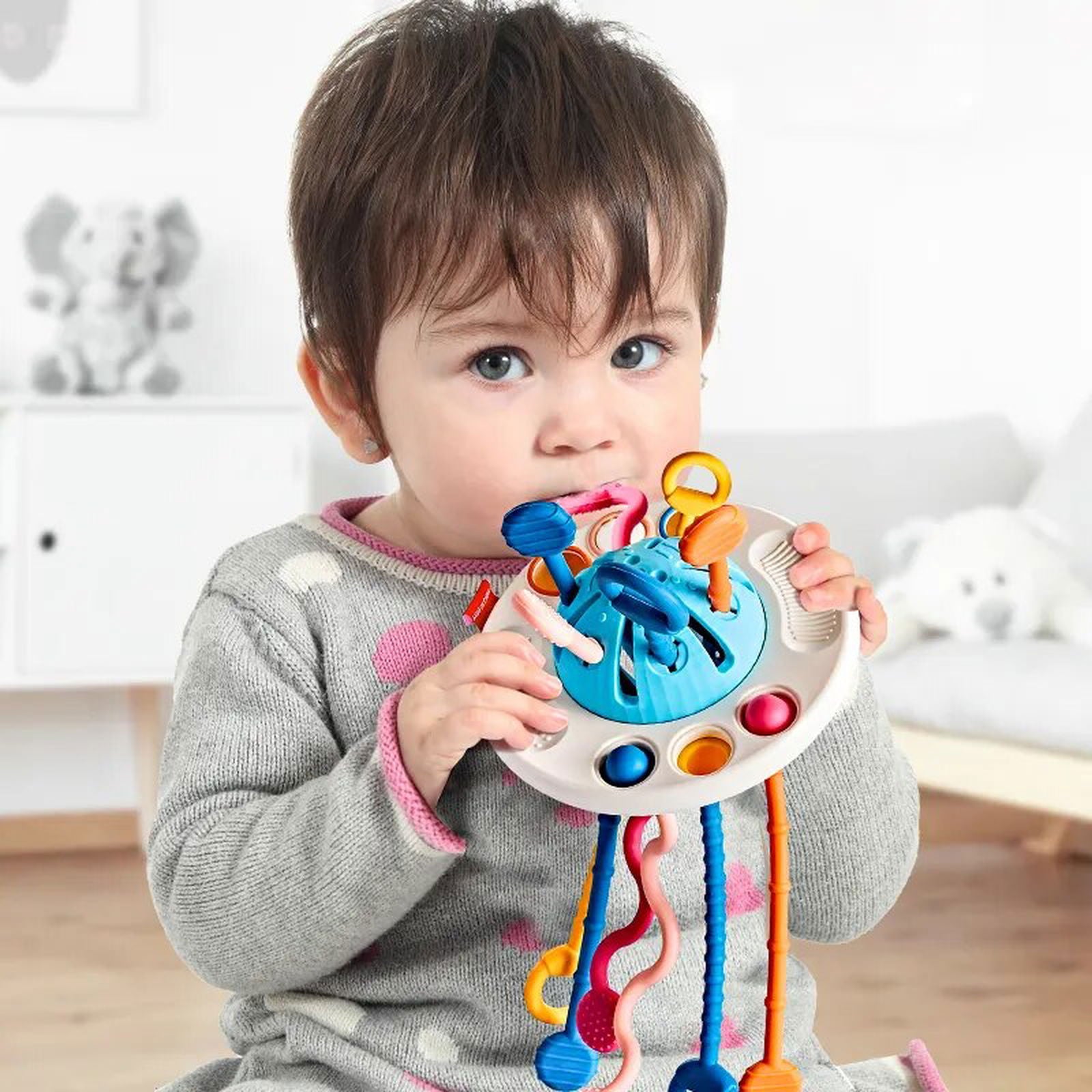 Montessori Silicone Pulling Toy - Urban-Utopia