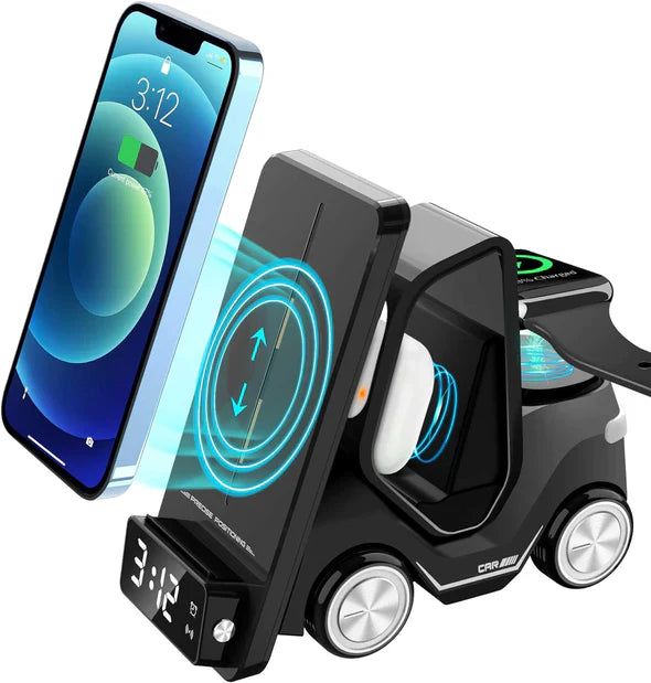PowerHub - 5 In 1 Wireless Charging Station - Urban-Utopia