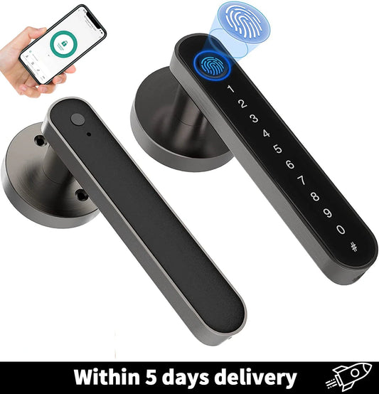 SecureTouch™ Smart Fingerprint Door Lock - Urban-Utopia