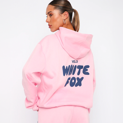 White Fox Hoodie+ Free Joggers - Urban-Utopia